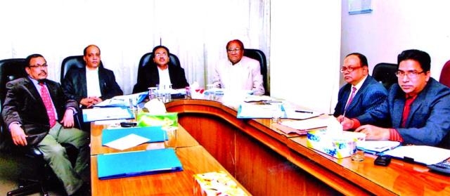 Md Anowar Hossain, Chairman of the Islami Commercial Insurance Company Limited presiding over the 97th Board of Directors meeting held at its boardroom in the city recently.