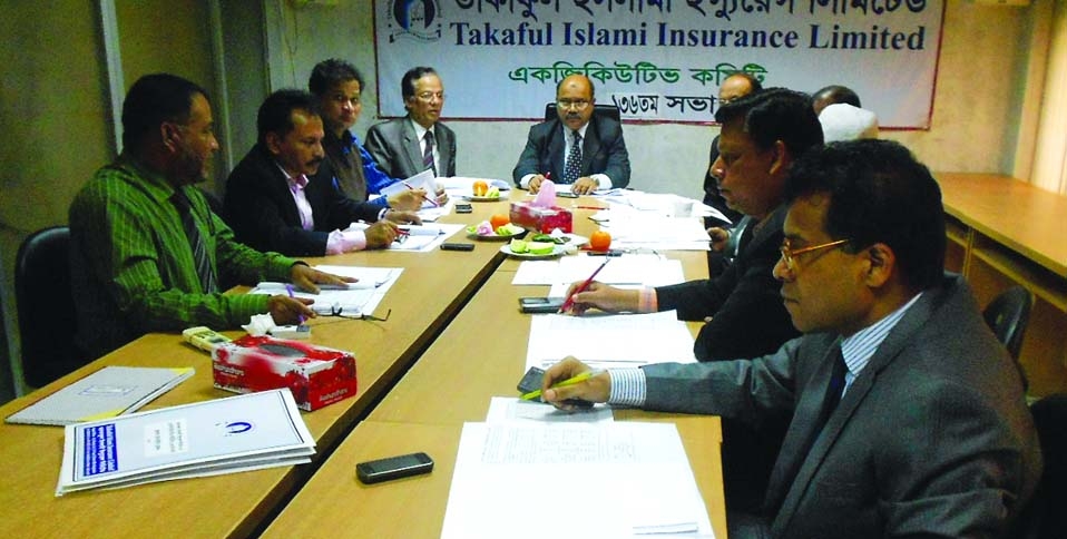 The 136th meeting of the Executive Committee of Takaful Islami Insurance Limited was held at the head office of the company in Dhaka recently. Chairman of the Executive Committee Md. Humayun Kabir Patwary presided over the meeting.