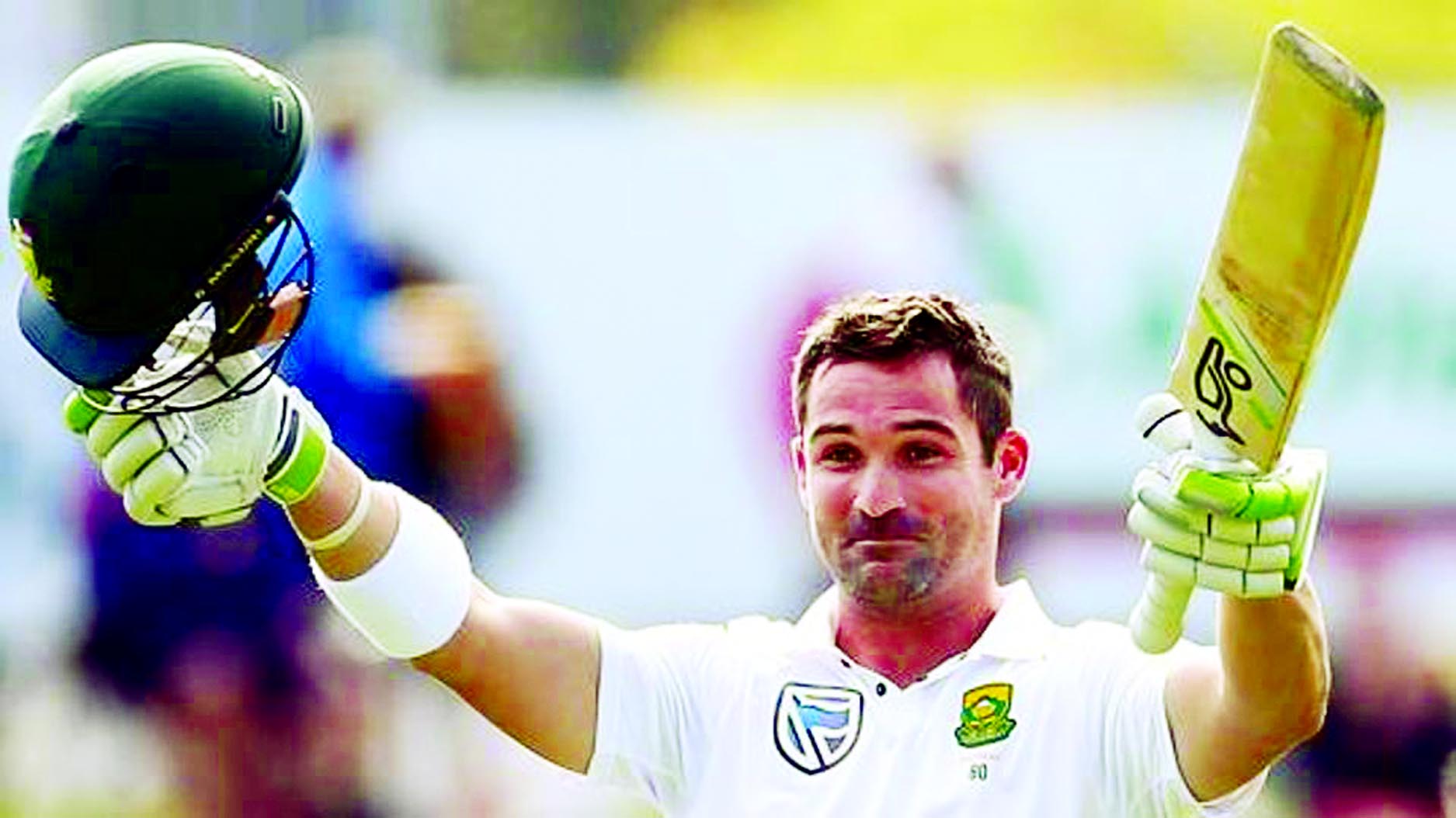South Africaâ€™s Dean Elgar made 199 in the first Test against Bangladesh in Potchefstroom on Day 2 on Friday.
